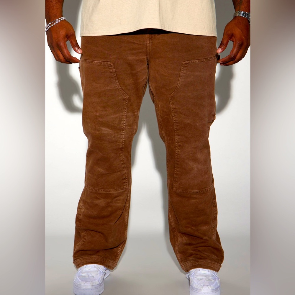 FashionNova Men Indestructible Slim Flare Carpenter Pants